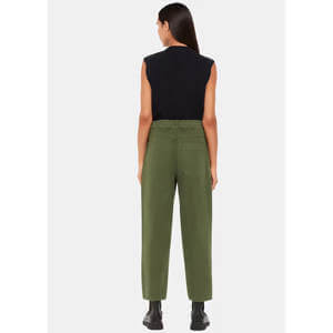 Whistles Khaki Tessa Casual Trouser